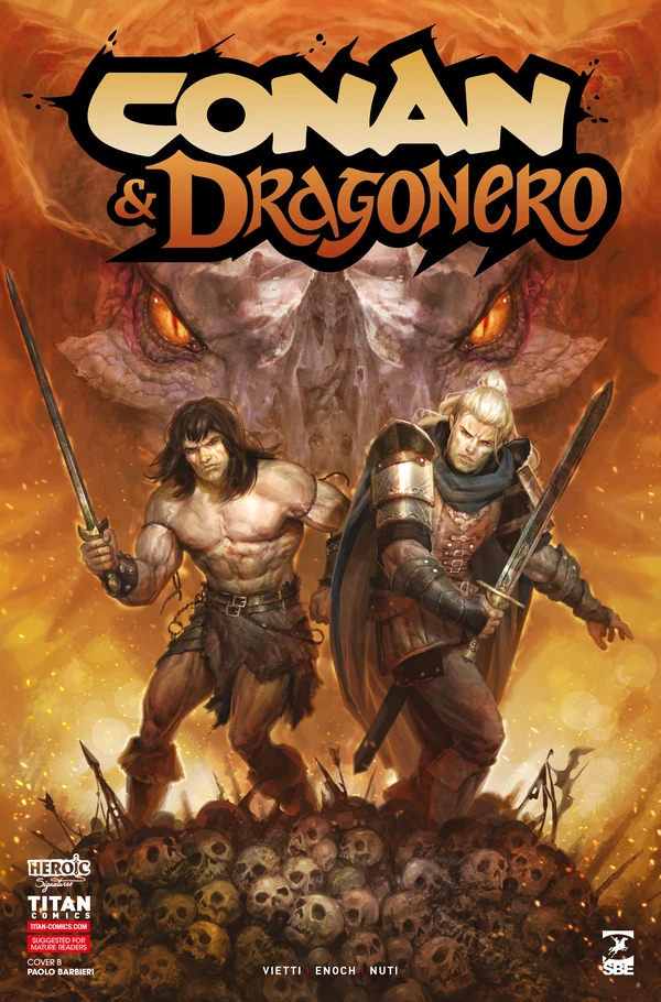 Conan & Dragonero: Lorenzo Nuti Variant #4 - Cover B